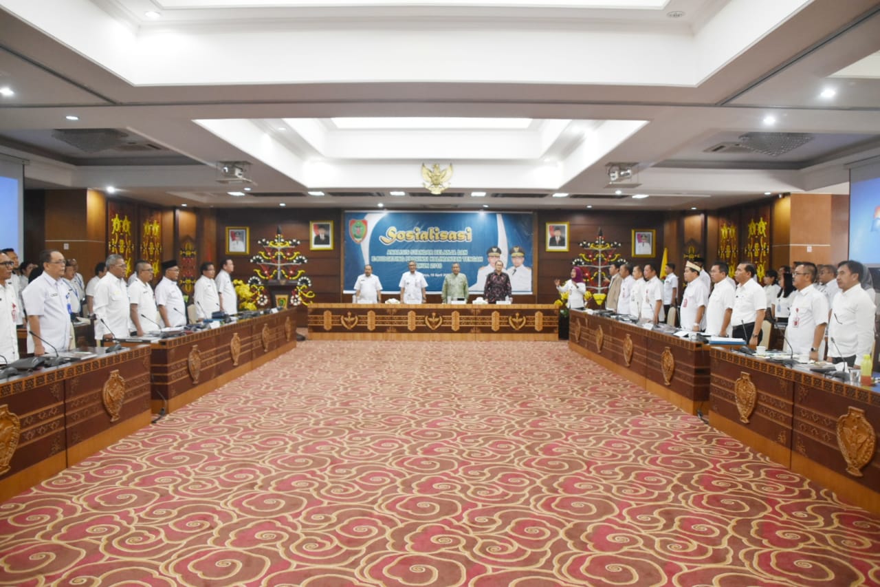 Sosialisasi Analisis Standar Belanja dan E-Budgeting Prov. Kalteng Tahun 2019