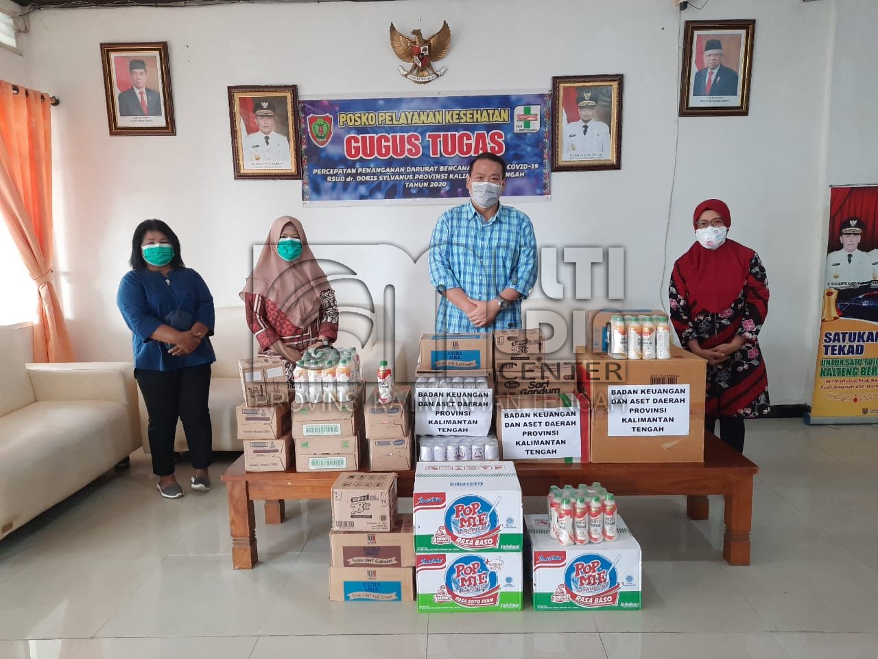 BKAD Prov. Kalteng Salurkan bantuan untuk dukung penanganan Covid-19