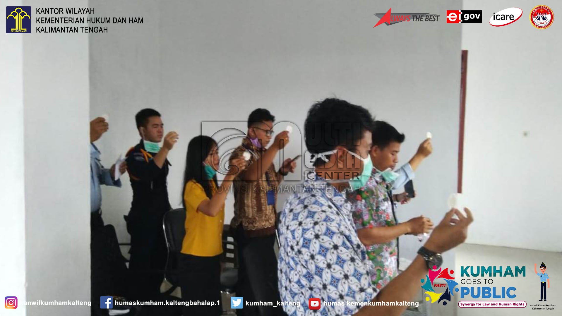 Jelang Hari Raya Paskah, Lapas Sukamara Ibadah Jumat Agung Melalui Live Streaming