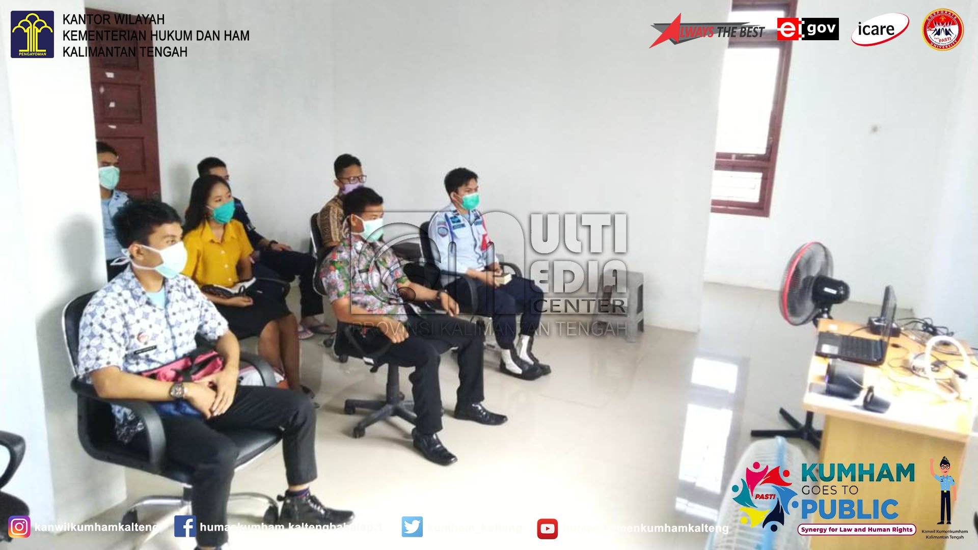 Jelang Hari Raya Paskah, Lapas Sukamara Ibadah Jumat Agung Melalui Live Streaming