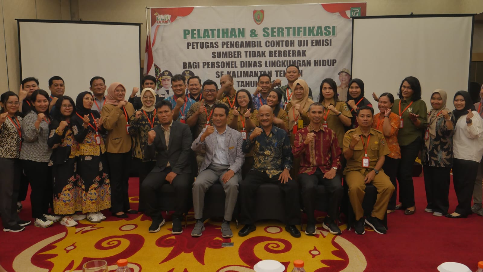 DLH Prov. Kalteng Gelar Pelatihan dan Sertifikasi Petugas Uji Emisi Sumber Tidak Bergerak