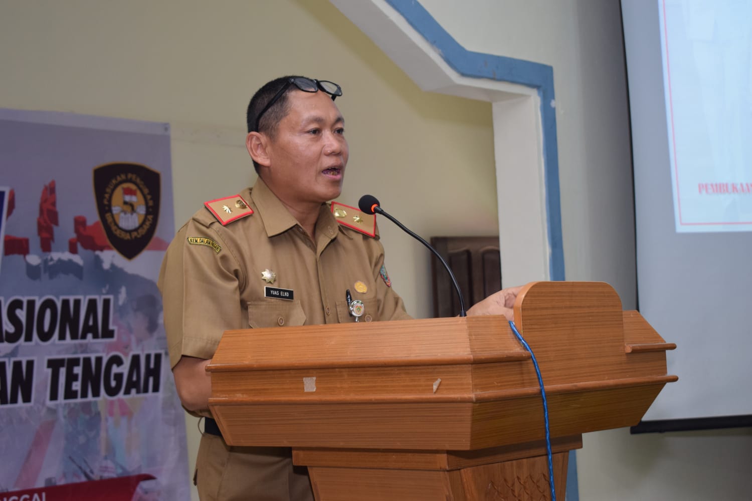 Sahli Yuas Elko Secara Resmi Buka Seleksi Paskibraka Tingkat Provinsi Kalteng