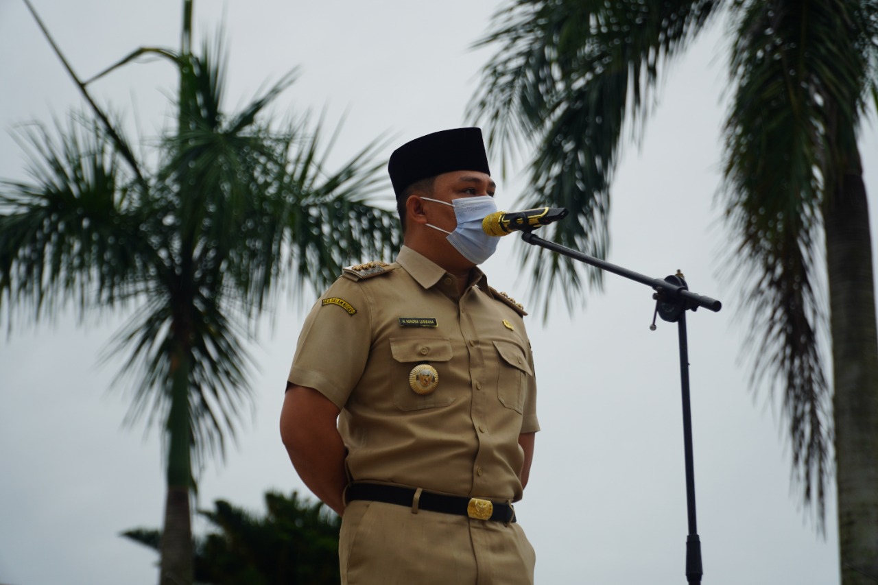 Apel Gabungan, Bupati Lamandau Ingatkan Pentingnya Tanggung Jawab Pekerjaan