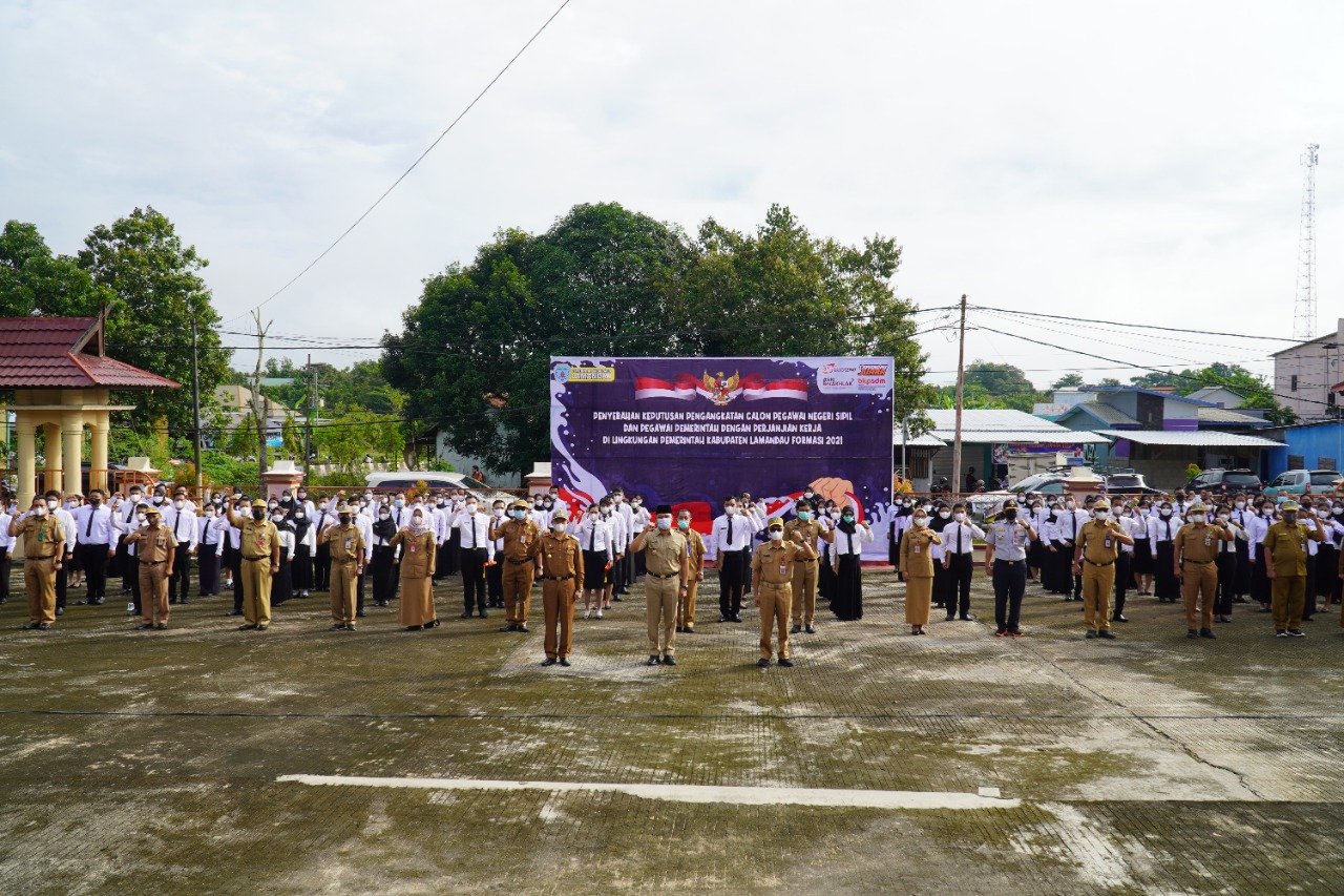 Sebanyak 93 Orang CPNS dan PPPK Resmi Terima SK Bupati Lamandau