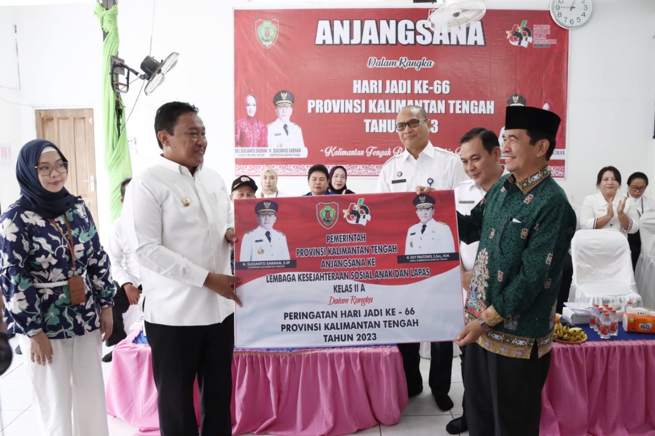 Wagub Edy Pratowo Anjangsana ke Lembaga Kesejahteraan Sosial BERKAH Palangka Raya