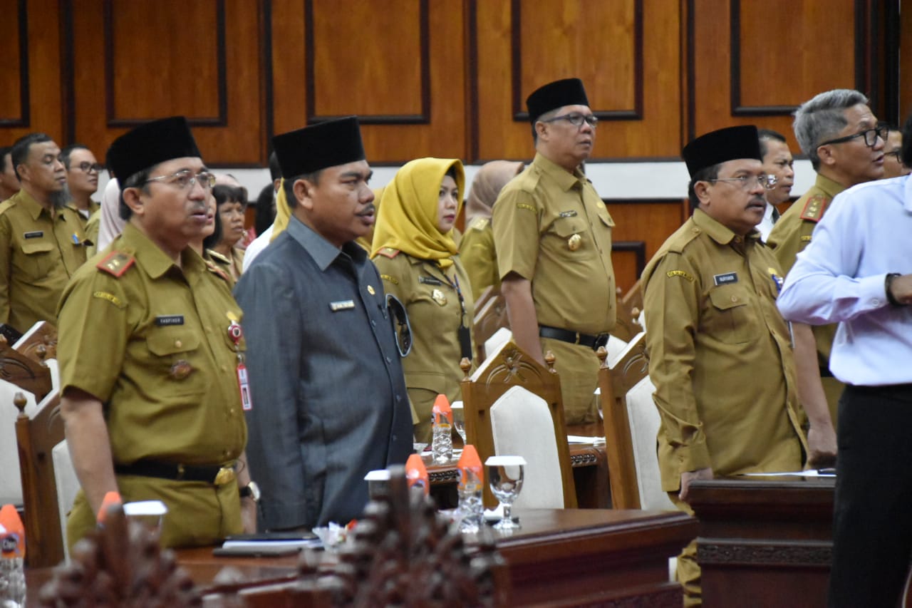 Wagub Kalteng Hadiri Rapat Paripurna ke-2 Masa Persidangan II Tahun Sidang 2019