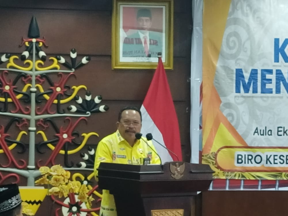 Plt. Sekretaris Daerah Kalteng Membuka Acara Pembinaan Mental Kepribadian Anak Tahun 2021