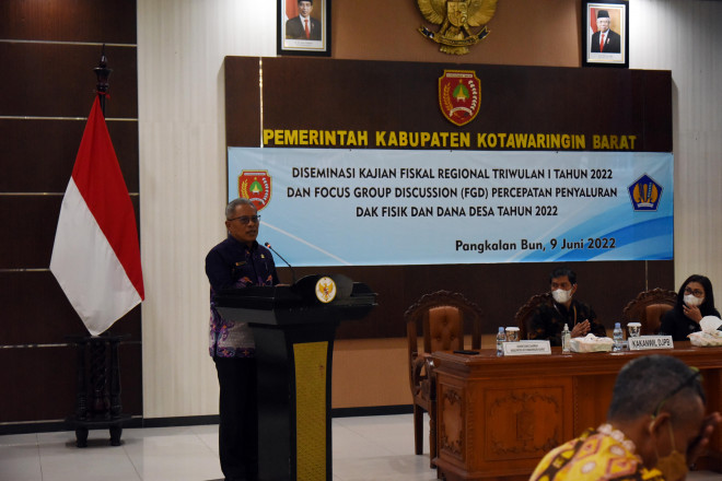 Pemkab Kobar Dorong Percepatan Penyaluran DAK Fisik dan Dana Desa