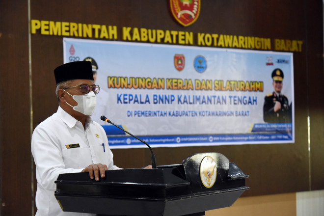 Pemkab Kobar Terus Dukung Upaya Perangi Penyalahgunaan Narkoba