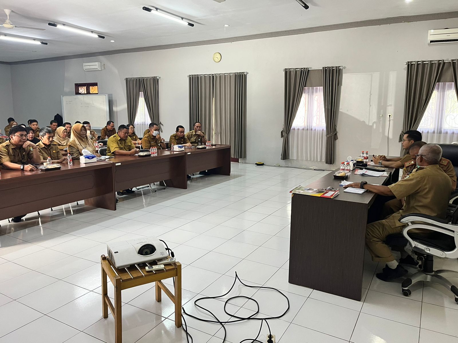 Inspektur Daerah Prov. Kalteng Pimpin Entry Meeting Pengawasan Penyelenggaraan Pemerintahan Daerah di Kabupaten Kotawaringin Timur