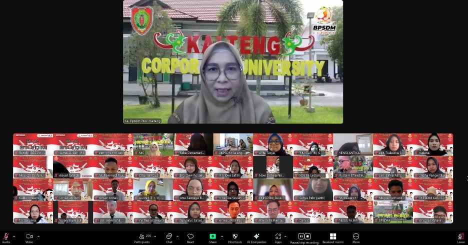 Latsar CPNS Golongan II Dan III Angkatan II Tahun 2025 Dibuka Secara Daring, Pemprov Kalteng Tegaskan Komitmen Pembinaan ASN Profesional