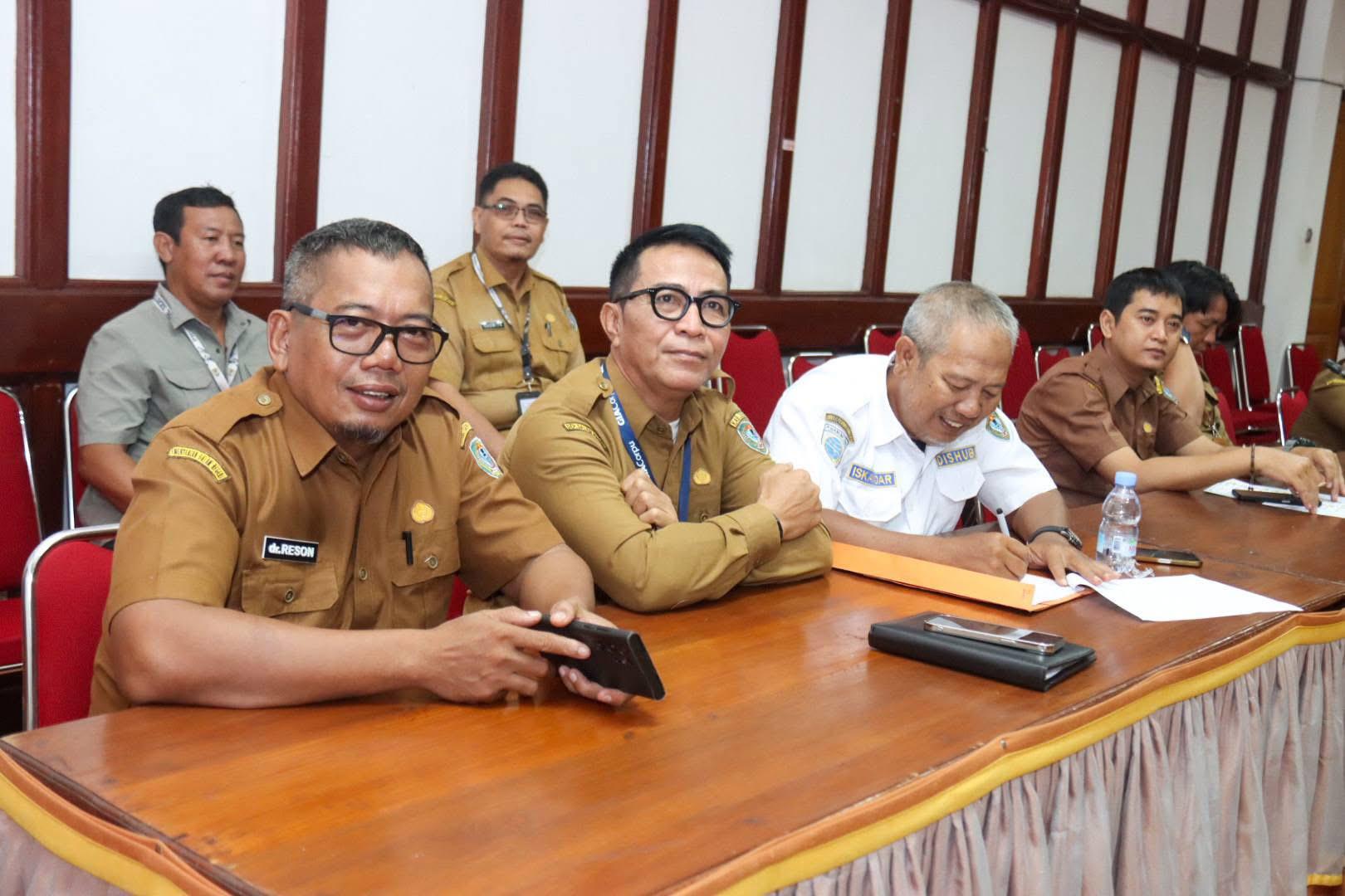 Wakil Bupati Seruyan Hadiri Rakornas Pengendalian Inflasi Mingguan Secara Virtual