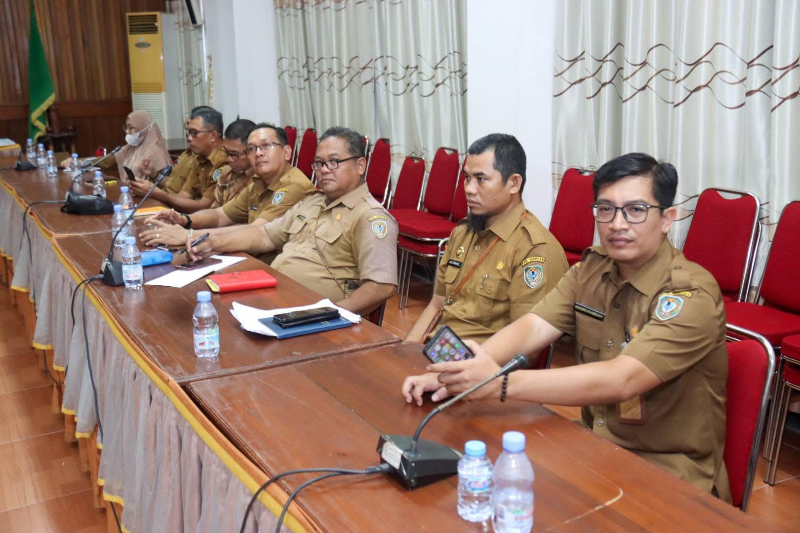 Wakil Bupati Seruyan Hadiri Rakornas Pengendalian Inflasi Mingguan Secara Virtual