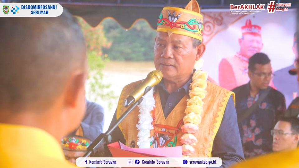 Pelantikan Damang dan Pengukuhan DAD Kecamatan Momentum Penguatan Lembaga Adat di Seruyan
