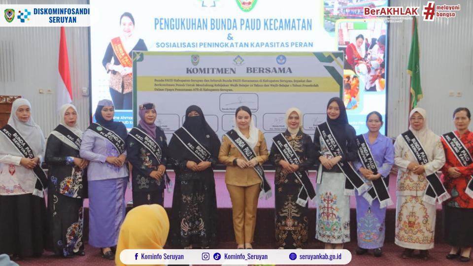 Dari PAUD Menuju Generasi Unggul: Bunda PAUD Seruyan Kukuhkan Penggerak Pendidikan Anak di Kecamatan
