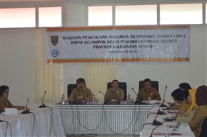 Kegiatan Penyusunan Anggaran Responsif Gender Dengan Kegiatan Rapat Kelompok Kerja Pengarusutamaan Gender  Provinsi Kalimantan Tengah Tahun 2018