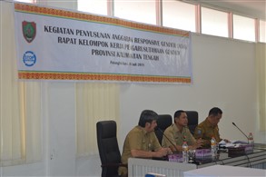 Kegiatan Penyusunan Anggaran Responsif Gender Dengan Kegiatan Rapat Kelompok Kerja Pengarusutamaan Gender  Provinsi Kalimantan Tengah Tahun 2018