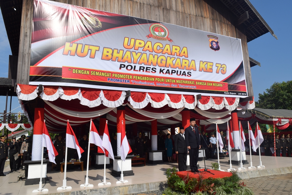 Bupati Jadi Irup Hut Bhayangkara Ke-73