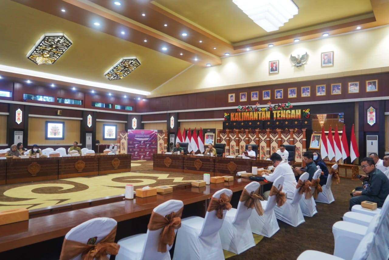 Hadiri Rakor, Sahli Gubernur Yuas Elko Harapkan Inflasi di Kalteng Terus Aman dan Terkendali