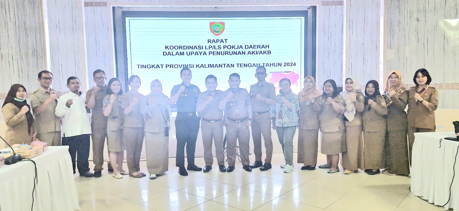 Percepat Penurunan AKI/AKB, Pemprov Kalteng Gelar Rakor LP/LS Pokja Daerah