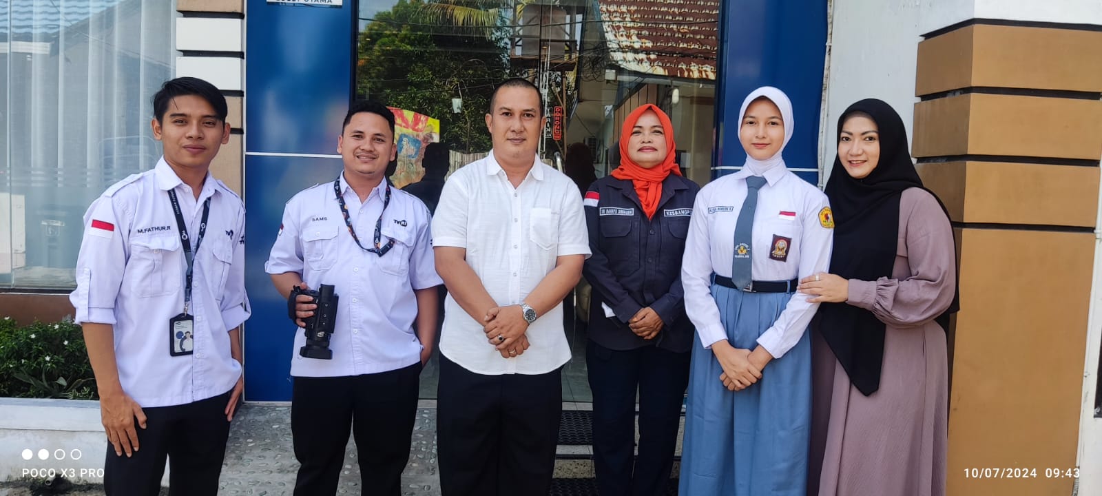 Badan Kesbangpol Prov. Kalteng Dampingi Calon Paskibraka Tingkat Nasional Perwakilan Prov. Kalteng dalam Acara Selamat Pagi Borneo