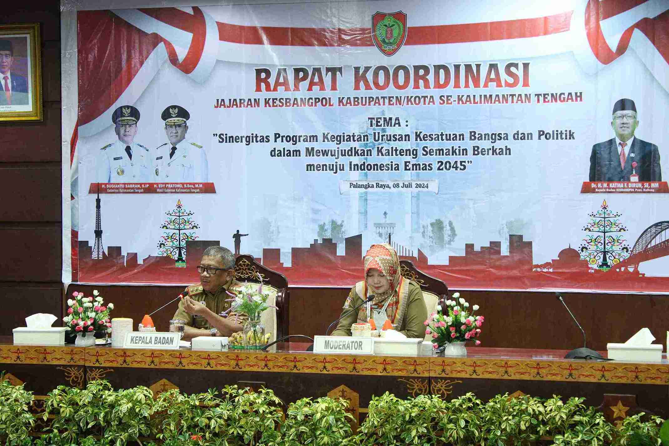 Badan Kesbangpol Prov. Kalteng Gelar Rakor Badan Kesbangpol se-Kalimantan Tengah Tahun 2024