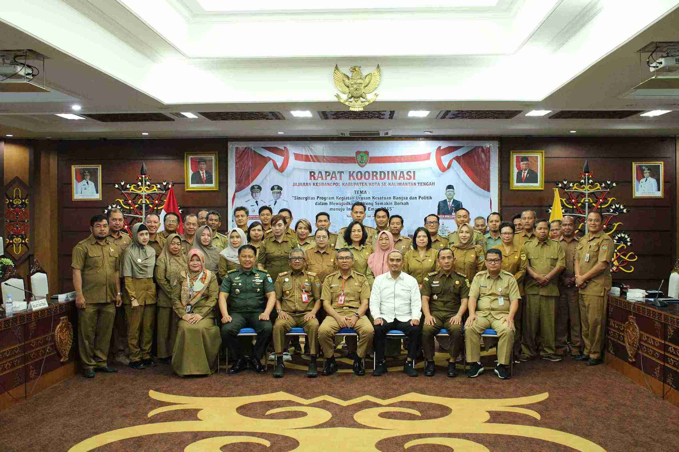 Badan Kesbangpol Prov. Kalteng Gelar Rakor Badan Kesbangpol se-Kalimantan Tengah Tahun 2024