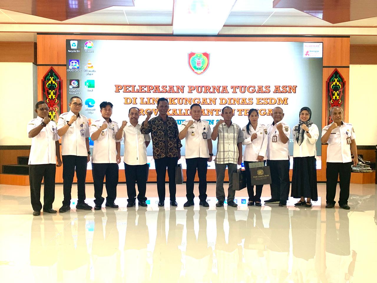 Dinas ESDM Prov. Kalteng Adakan Pelepasan Purna Tugas ASN Tahun 2024