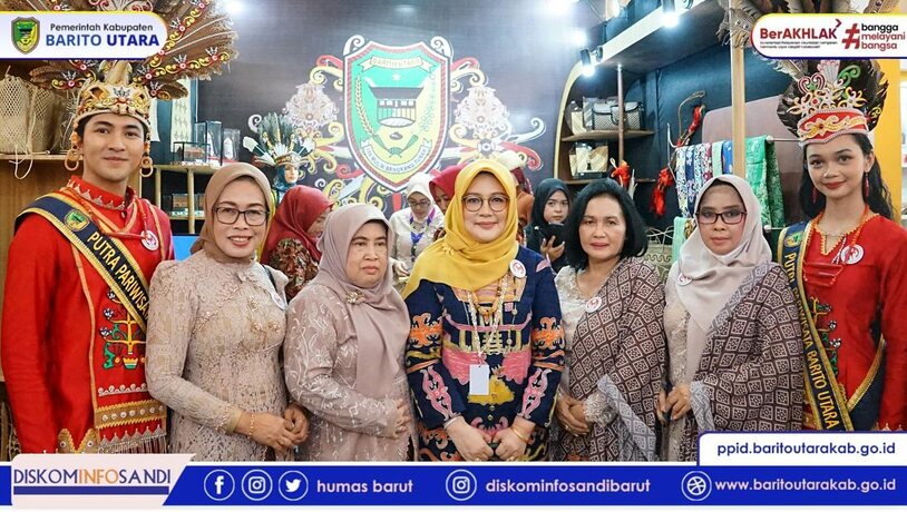 Promosikan Kerajinan Khas Daerah, Stan Barito Utara Turut Meriahkan Puncak HUT Ke-45 Dekranas di Balikpapan