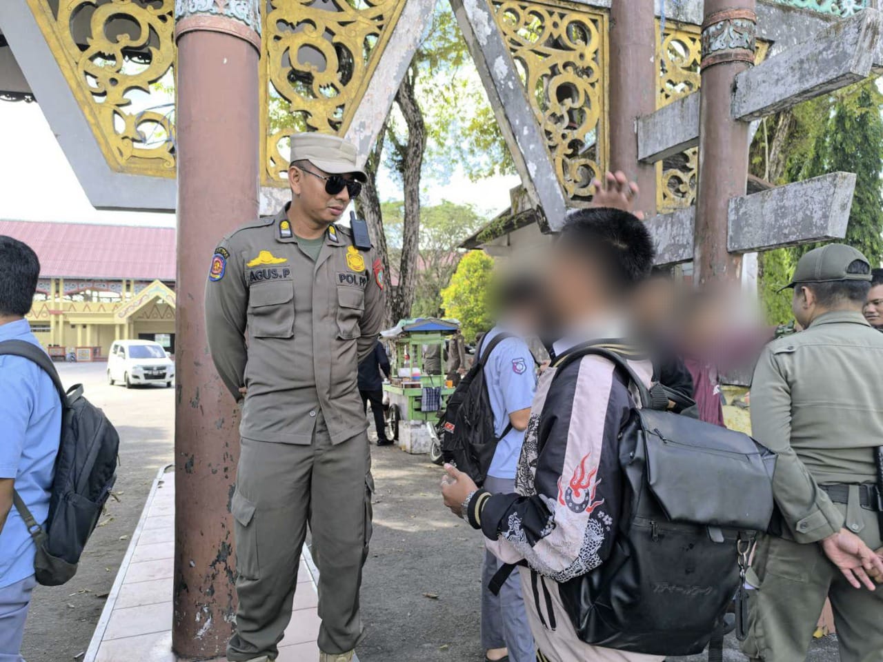 Belasan Pelajar Terjaring Patroli Satpol PP Kalteng di Luar Sekolah