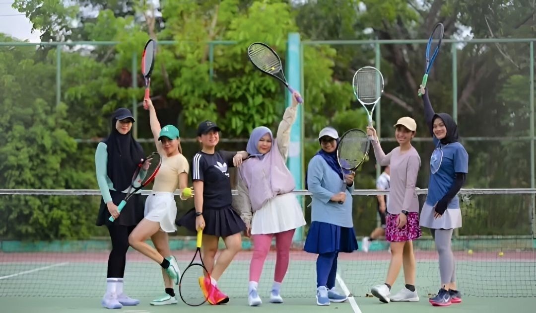Tenis Palangka Raya Mengayunkan Gaya Hidup Sehat