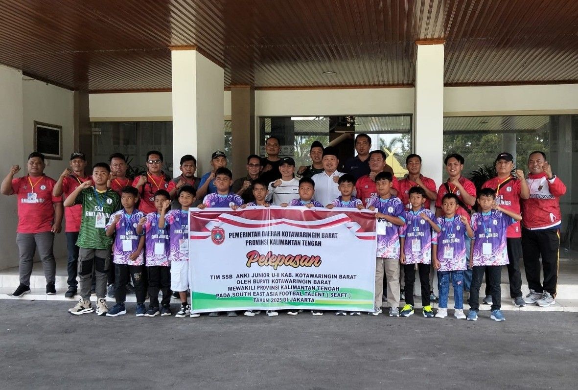 Wakili Kalteng, Tim SSB ANKI Junior U-11 Berlaga di Ajang SEAFT 2025 Jakarta