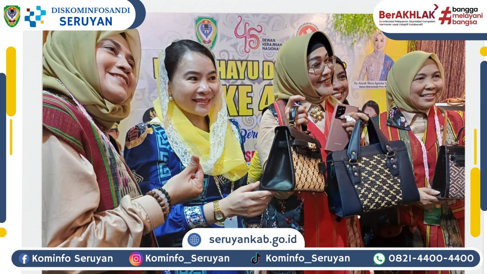 Ketua Dekranas Seruyan Hadiri HUT Dekranas ke-45 di Balikpapan, Dukung Penuh Kerajinan Nusantara