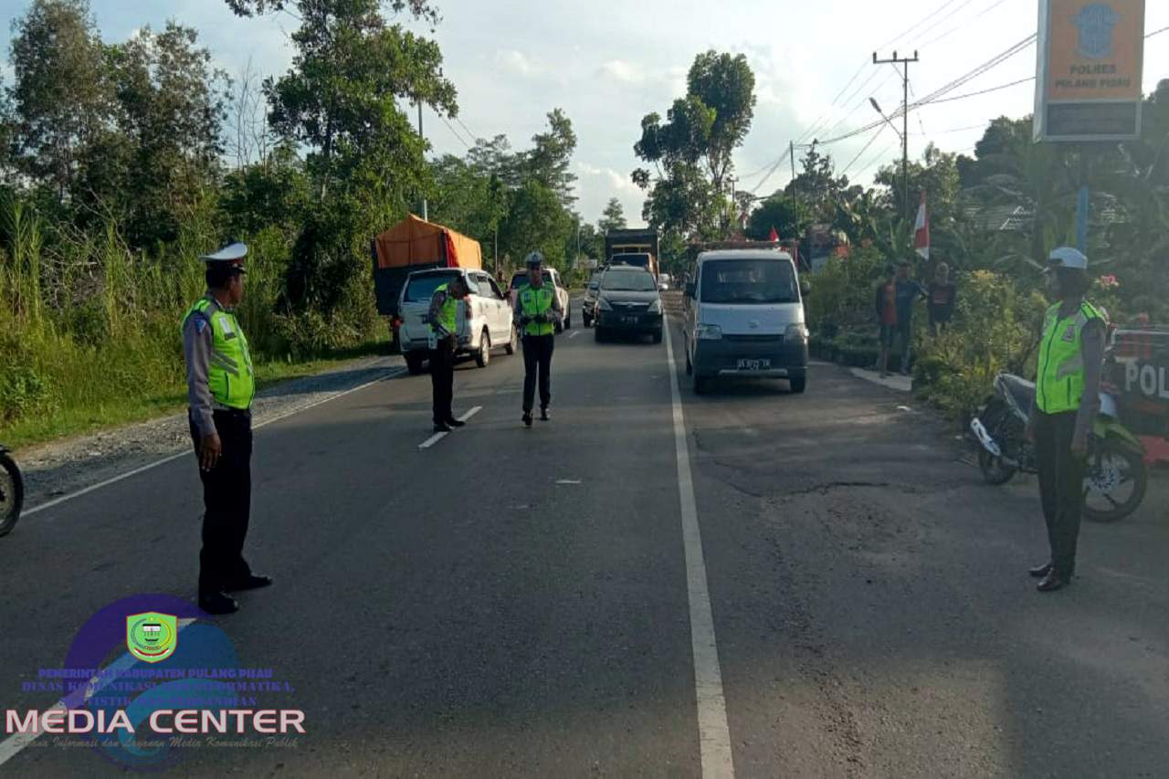 Tekan Angka Laka Lanta, Satlantas Pulang Pisau Gelar Razia