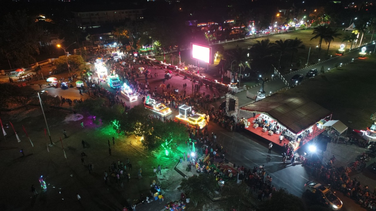 Sekda Kalteng Lepas Pawai Takbir Dalam Rangka Menyambut Hari Raya Idul Adha 1440 H