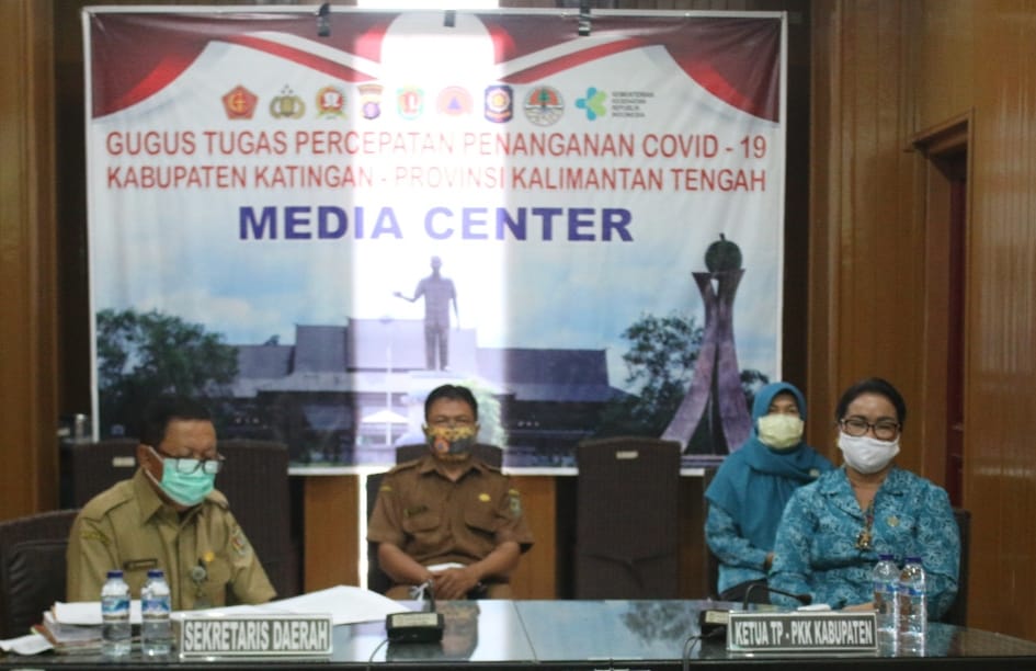 Sekretaris Daerah Kabupaten Katingan Menghadiri Rakor Pencapaian Target Realisasi APBD Tahun 2020 