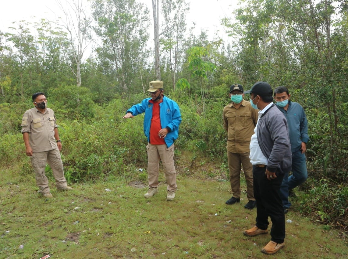 Wabup Katingan Tinjau Lokasi Rencana Pembangunan Rumah Sakit Pratama