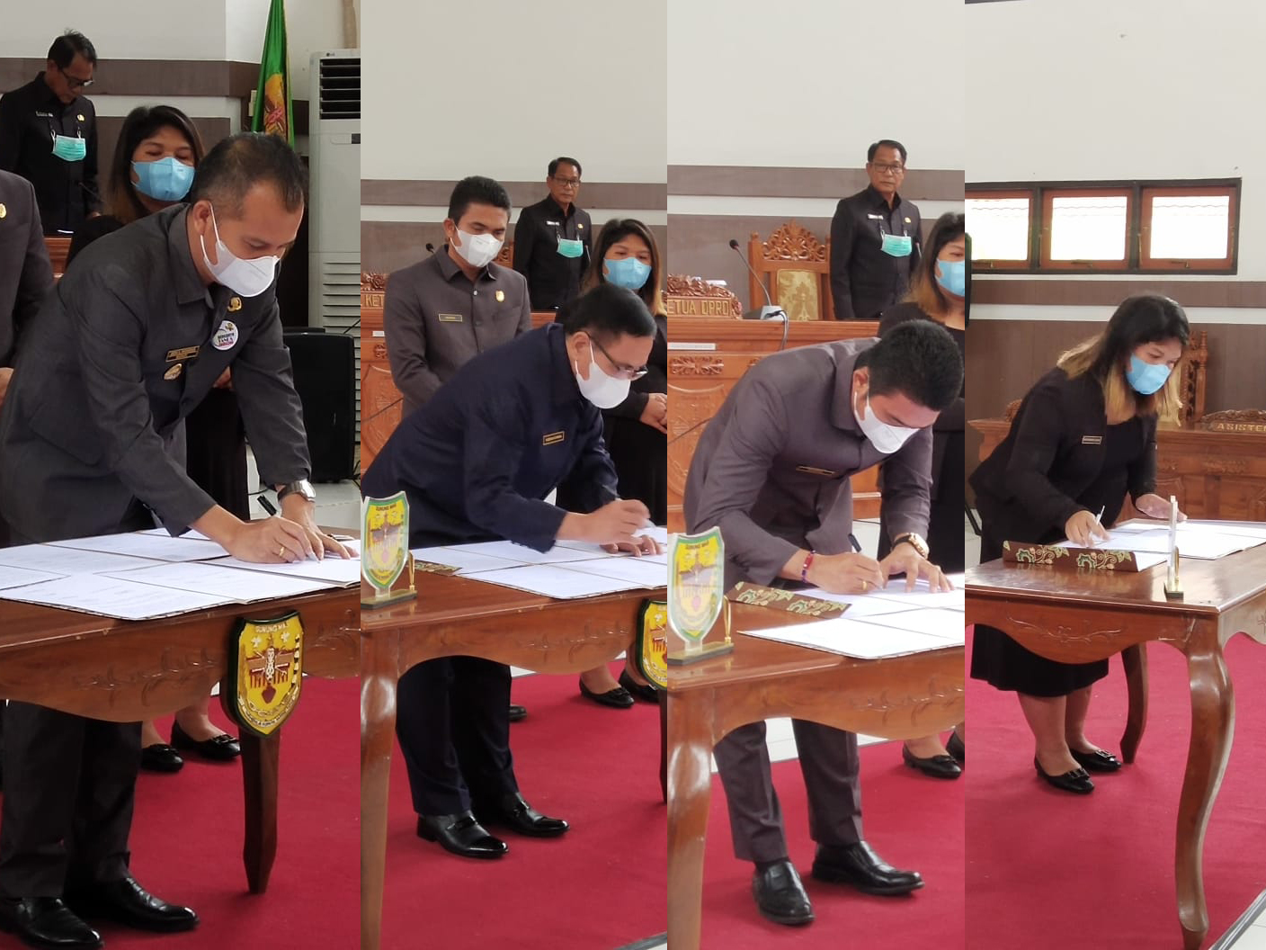 Pemkab Gumas dan DPRD Gumas Teken Nota Kesepakatan 