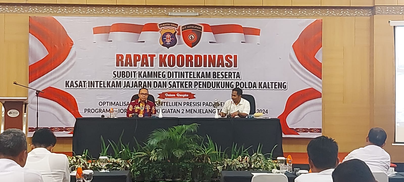Badan Kesbangpol Prov. Kalteng Hadiri Rapat Koordinasi Program Prioritas Polri