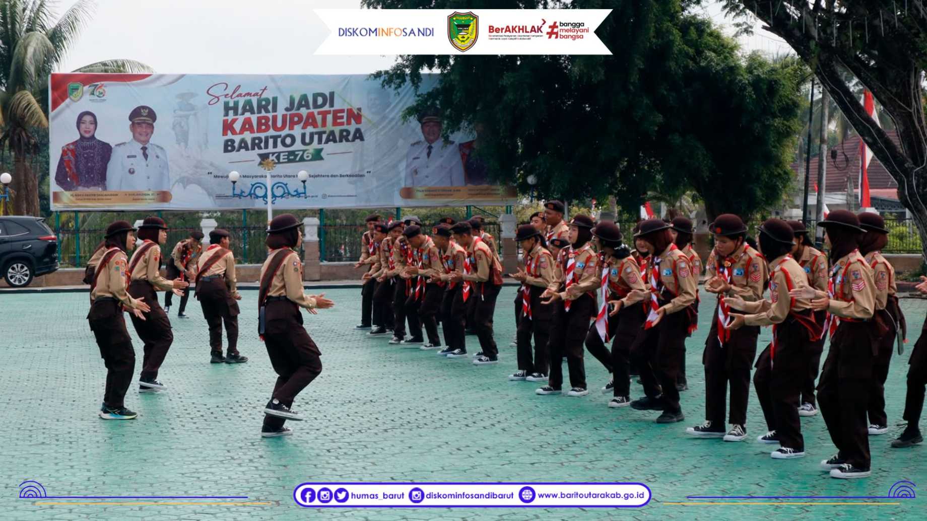 58 Anggota Pramuka Barito Utara Diberangkatkan ke Jamnas XII 2026