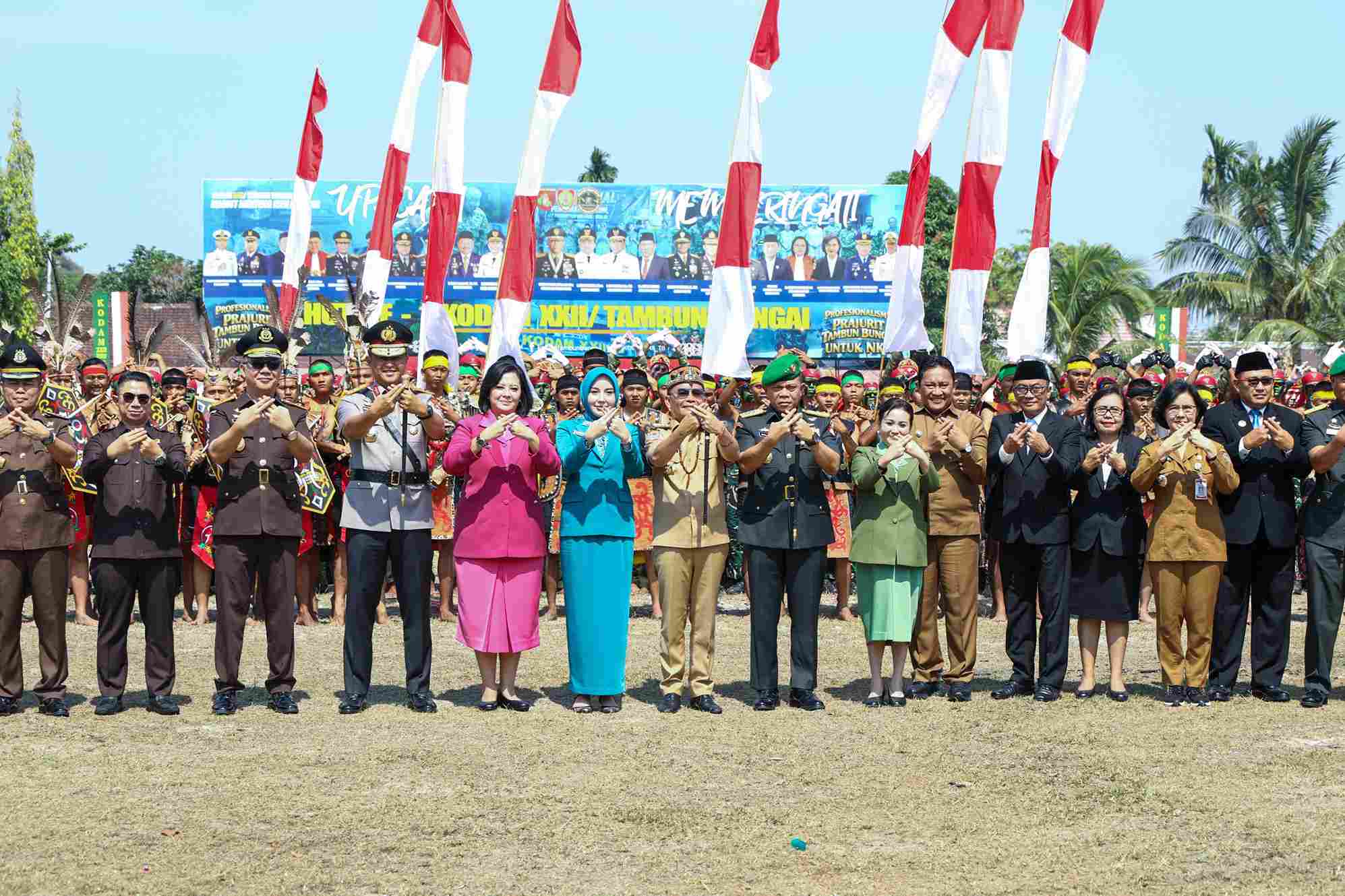 HUT Ke-1 Kodam XXII/Tambun Bungai, Gubernur Agustiar Sabran Bersama Pangdam Perkuat Sinergi