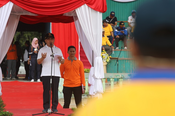 Hari Olahraga Nasional (Haornas) ke-35 tingkat Provinsi Kalimantan Tengah di Pangkalan Bun