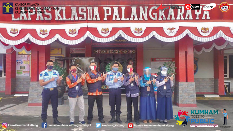 Tim Task Force SP2020 BPS Kota Palangka Raya Lakukan Sensus Penduduk di Lapas Palangka Raya 