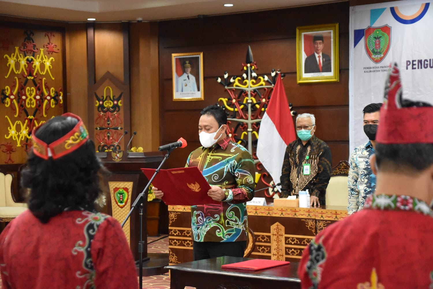 Wagub Kalteng Kukuhkan Pengurus Lembaga  Pengembangan Pesparawi Daerah Kalteng