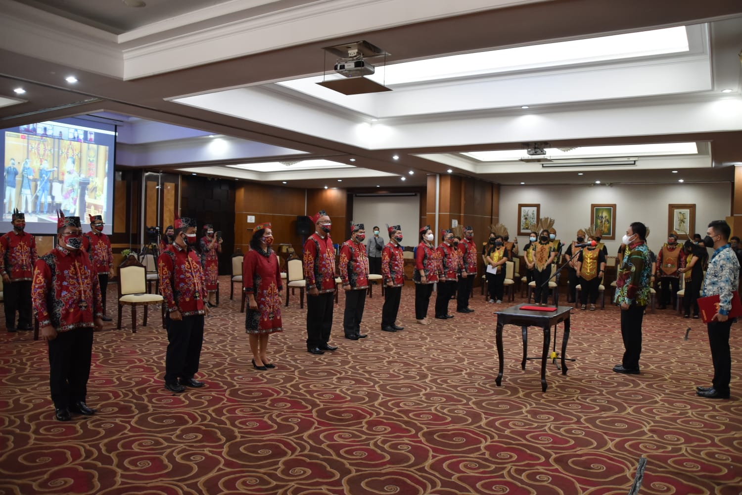 Wagub Kalteng Kukuhkan Pengurus Lembaga  Pengembangan Pesparawi Daerah Kalteng