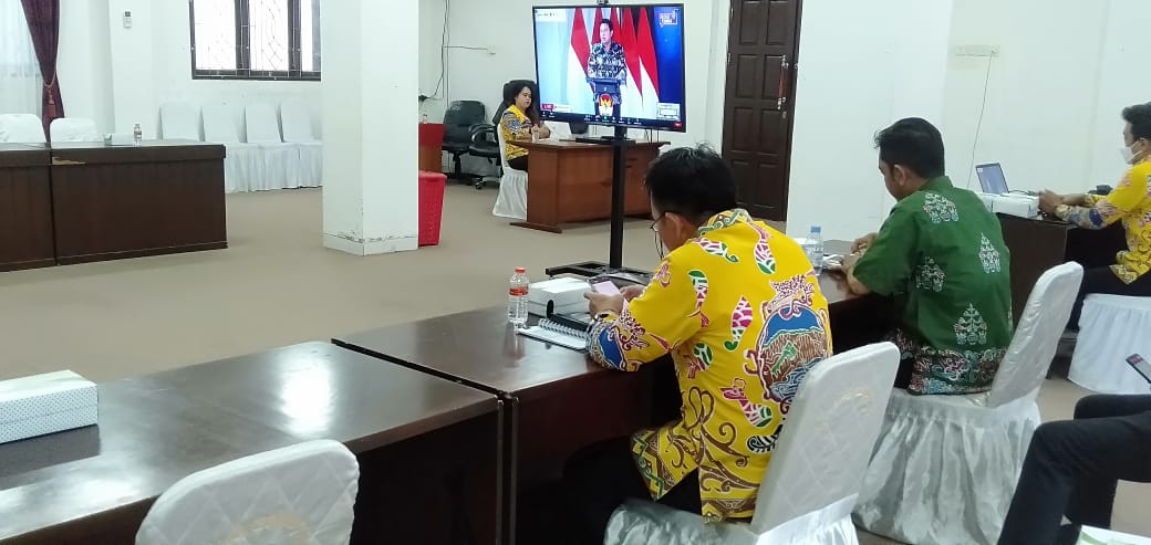  Pemkab. Gumas Perkuat Pembinaan dan Pengawasan BUMD Bersama KPK-RI