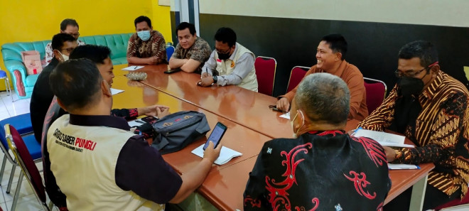 Pastikan Bebas dari Pungli, Satgas Saber Pungli Kobar Lakukan Monev Program Pemulihan Ekonomi Nasional