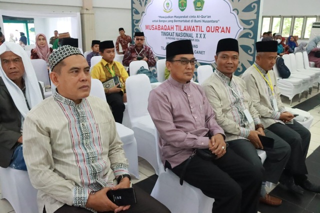 Hari Kedua Lomba MTQ Nasional XXX, Ketua Harian LPTQ Khairil Anwar Optimis Kafilah Kalteng Masuk Final