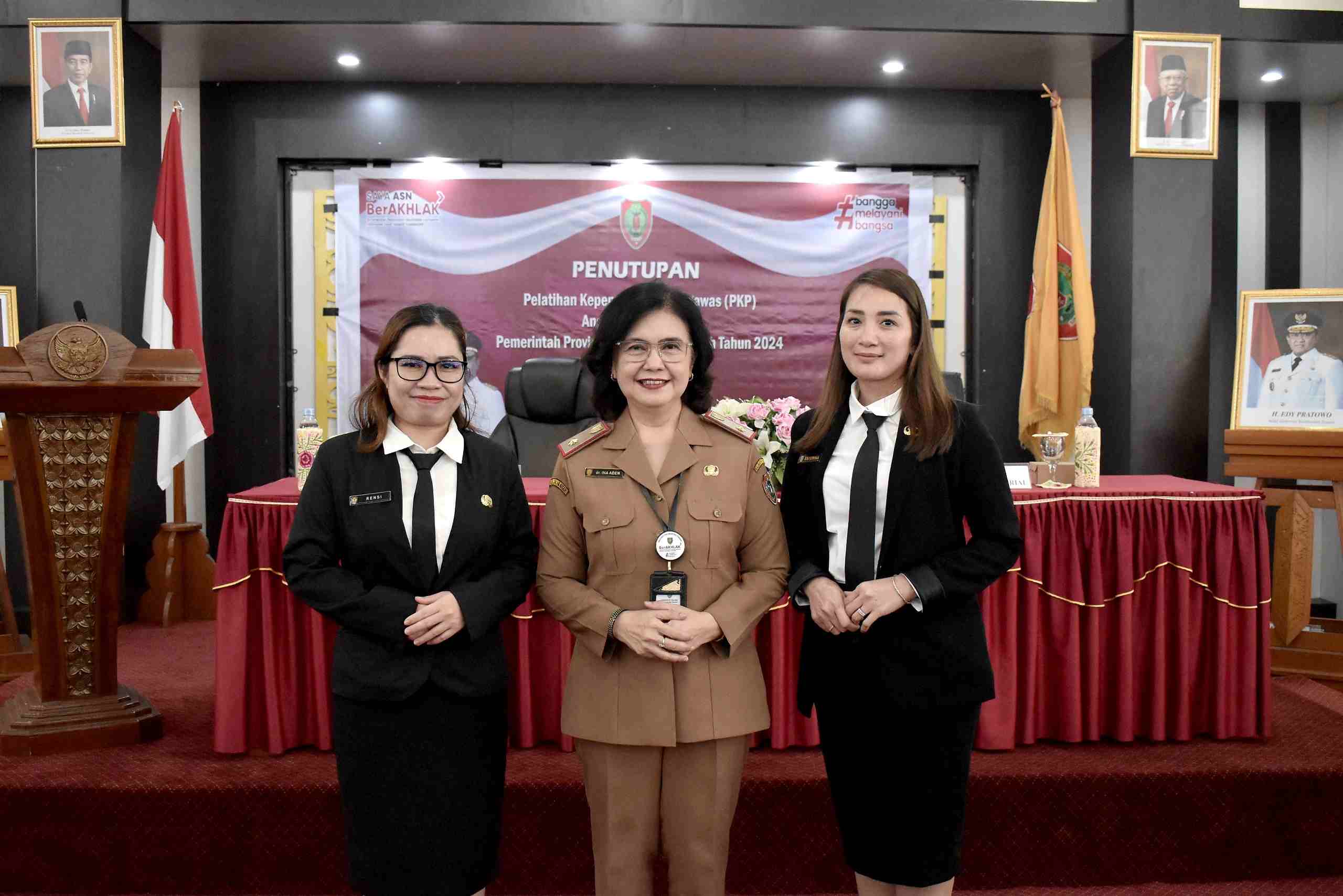 Kepala DP3APPKB Prov. Kalteng Hadiri Penutupan Pelatihan Kepemimpinan Pengawas Gelombang I