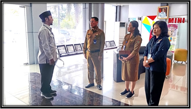 Dukung Keterbukaan Informasi Publik, DPMPTSP Prov. Kalteng Terima Visitasi Monev Komisi Informasi